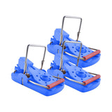 Maxbell 3 Pieces Mouse Traps Mice Traps Mouse Catcher for House Garden Outdoors Blue