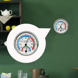 Maxbell Humidity Temperature Meter Gauge Instrumentation for Restaurant Garden White