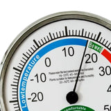 Maxbell Humidity Temperature Meter Gauge Instrumentation for Restaurant Garden White