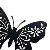 Maxbell 3x Butterfly Wall Decor Stickers Removable for Indoor Classroom Decoration Black