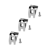 Maxbell 3x Belt Buckle Clips Durable for Unisex Leather Craft Clothing Accessory
