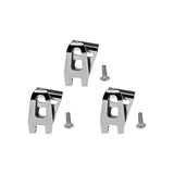 Maxbell 3x Belt Buckle Clips Durable for Unisex Leather Craft Clothing Accessory