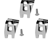 Maxbell 3x Belt Buckle Clips Durable for Unisex Leather Craft Clothing Accessory