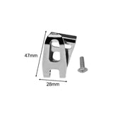 Maxbell 3x Belt Buckle Clips Durable for Unisex Leather Craft Clothing Accessory