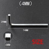 Maxbell l shaped Square Head Wrench Universal for Furniture factory Office 4mm
