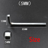 Maxbell l shaped Square Head Wrench Universal for Furniture factory Office 5mm