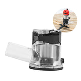 Maxbell Transparent Wood Trimmer Router Base Dust Cover for Routing Edging Projects