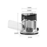 Maxbell Transparent Wood Trimmer Router Base Dust Cover for Routing Edging Projects