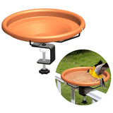 Maxbell Feeder Bowl SPA Detachable Bowls Decks Garden Bird Bath for Railing Backyard