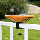 Maxbell Feeder Bowl SPA Detachable Bowls Decks Garden Bird Bath for Railing Backyard