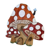 Maxbell Miniature DIY Fairy Door Statue Sculpture Figurines for Easter Lawn Yard Style A
