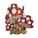 Maxbell Miniature DIY Fairy Door Statue Sculpture Figurines for Easter Lawn Yard Style A