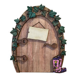 Maxbell Miniature DIY Fairy Door Statue Sculpture Figurines for Easter Lawn Yard Style B