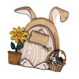 Maxbell Miniature DIY Fairy Door Statue Sculpture Figurines for Easter Lawn Yard Style B