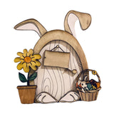 Maxbell Miniature DIY Fairy Door Statue Sculpture Figurines for Easter Lawn Yard Style B