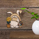 Maxbell Miniature DIY Fairy Door Statue Sculpture Figurines for Easter Lawn Yard Style B