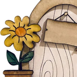 Maxbell Miniature DIY Fairy Door Statue Sculpture Figurines for Easter Lawn Yard Style B