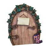 Maxbell Miniature DIY Fairy Door Statue Sculpture Figurines for Easter Lawn Yard Style C