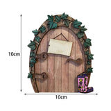 Maxbell Miniature DIY Fairy Door Statue Sculpture Figurines for Easter Lawn Yard Style C