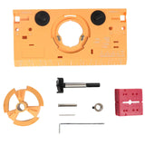 Maxbell 35mm Hinge Hole Drilling Guide Fixture DIY Tools for Kitchen Cabinet orange