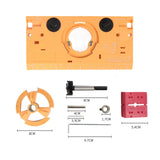 Maxbell 35mm Hinge Hole Drilling Guide Fixture DIY Tools for Kitchen Cabinet orange