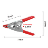 Maxbell 10x Spring Clamps Crocodile Clips for Photo labs Electrical Testing