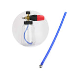 Maxbell Cleaning Spray Ball with Silicone Tube Fittings Practical for PA Pot Blue