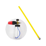 Maxbell Cleaning Spray Ball with Silicone Tube Fittings Practical for PA Pot Yellow