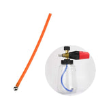 Maxbell Cleaning Spray Ball with Silicone Tube Fittings Practical for PA Pot Orange