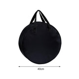 Maxbell Round tools bags tools Organizer Pouch Reusable Work Pouch Durable for Home Black