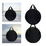 Maxbell Round tools bags tools Organizer Pouch Reusable Work Pouch Durable for Home Black