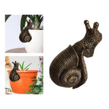 Maxbell Climbing Snail Statue Decorative Collectible for Home Indoor Decoration