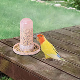 Maxbell Parrot Water Dispenser Automatic Feeding for Parakeet Cockatiel Lovebirds Feeder