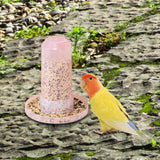 Maxbell Parrot Water Dispenser Automatic Feeding for Parakeet Cockatiel Lovebirds Feeder