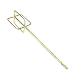 Maxbell Stirring Mixing Paddle Stirring Tool Paint Drill Attachment for Mud Mixing Square Handle C