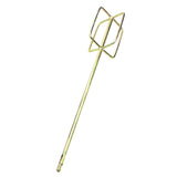 Maxbell Stirring Mixing Paddle Stirring Tool Paint Drill Attachment for Mud Mixing Square Handle C
