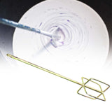 Maxbell Stirring Mixing Paddle Stirring Tool Paint Drill Attachment for Mud Mixing Square Handle C