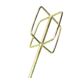 Maxbell Stirring Mixing Paddle Stirring Tool Paint Drill Attachment for Mud Mixing Square Handle C