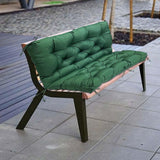 Maxbell Garden Swing Cushion Hammock Chair Cushions for Garden Courtyard Egg Chair dark green S