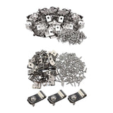 Maxbell Fencing Mounting Clips Portable Durable Bundler Cord Holder for Agricultural 304 Stainless