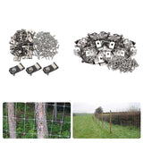 Maxbell Fencing Mounting Clips Portable Durable Bundler Cord Holder for Agricultural 304 Stainless