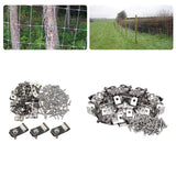 Maxbell Fencing Mounting Clips Portable Durable Bundler Cord Holder for Agricultural 304 Stainless