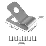 Maxbell Fencing Mounting Clips Portable Durable Bundler Cord Holder for Agricultural Aluminum