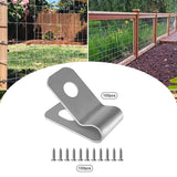Maxbell Fencing Mounting Clips Portable Durable Bundler Cord Holder for Agricultural Aluminum
