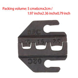 Maxbell Crimping Dies Crimping Tools for Heat Shrink Connectors Ferrule Terminals SN-02C