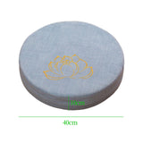 Maxbell Round Meditation Cushion 40cm Dia with Removable Cover Seating for Indoor Light Blue 10cm