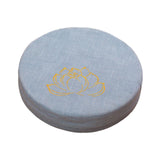 Maxbell Round Meditation Cushion 40cm Dia with Removable Cover Seating for Indoor Light Blue 10cm