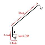Maxbell Deck Hooks Hanger for Railing Hanging Bird Feeder Multi Use for Bird Feeders