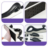 Maxbell Manual Sanding Tool with Handle Hand Sanding Hand Sanding Block for Car  70mmx198mm