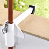 Maxbell Parasol Holder Umbrella Clamp Heavy Duty for Deck Railing Fences Beach
